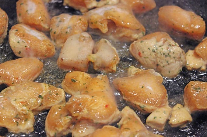 chicken cooking