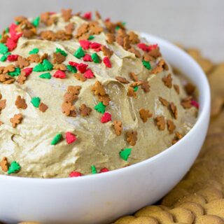 Gingerbread Dip with cookie dippers