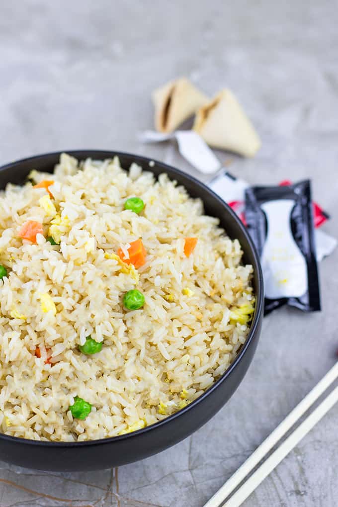 panda express orange chicken and fried rice