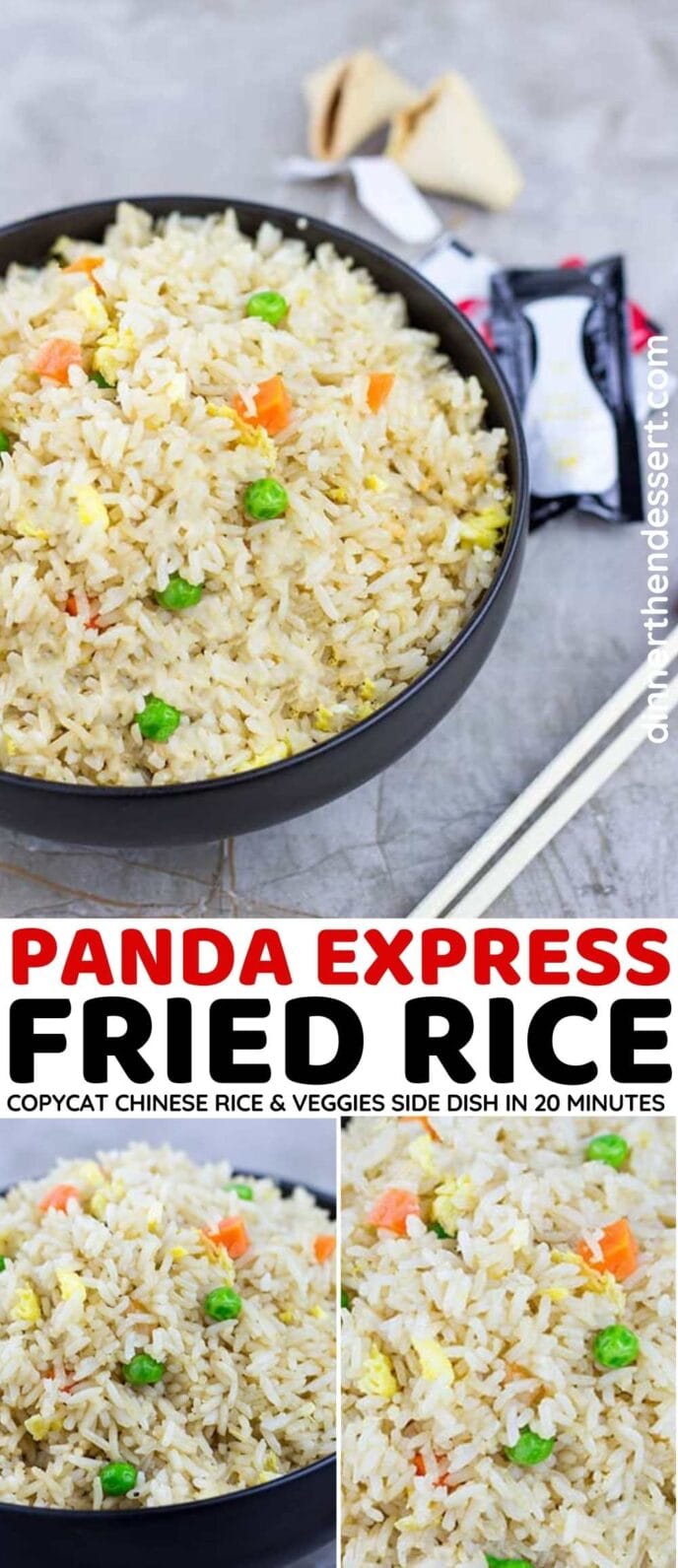 Panda Express Fried Rice Collage