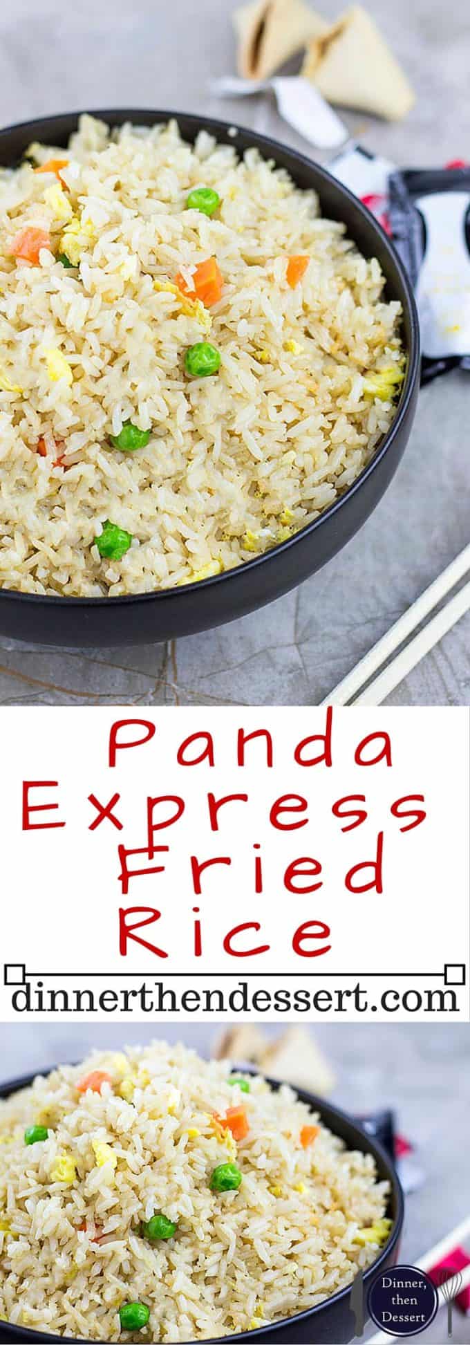 Panda Express Fried Rice is the most popular side ordered and with good reason. Salty and savory, with veggies mixed in the rice is a great counterpart to your favorite two entree plate...at home!