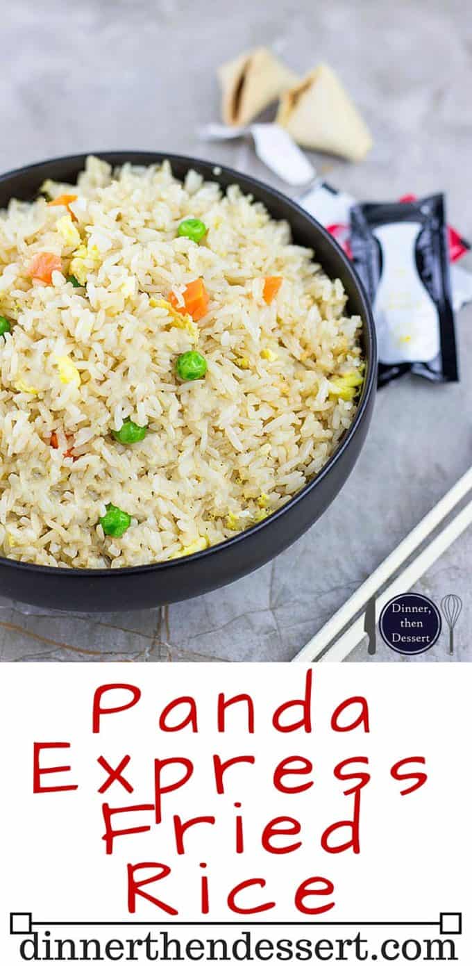 Panda Express Fried Rice is the most popular side ordered and with good reason. Salty and savory, with veggies mixed in the rice is a great counterpart to your favorite two entree plate...at home!