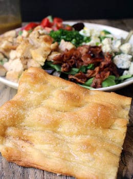 Cosi's top secret flatbread recipe that is thin, crispy and chewy with a deliciously buttery crisp crackled crust. Great for sandwiches and for serving with salads.
