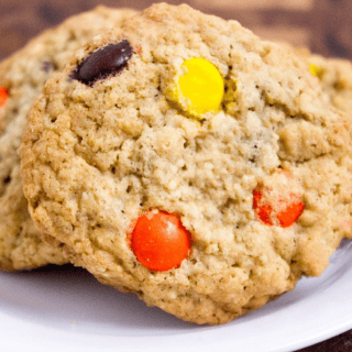 Baked ingredients on a plate ready to eat