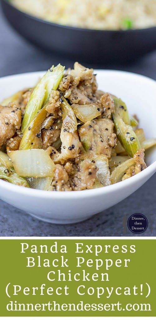 Panda Express Black Pepper Chicken (Copycat) - Dinner, then Dessert