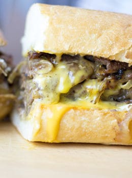 The undisputed king of cheese steak subs, the magic is in the technique of Pat's famous Cheese Steak.