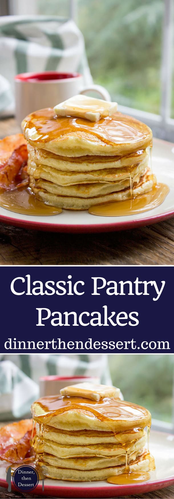 Classic Pantry Homemade Pancakes Dinner, Then Dessert