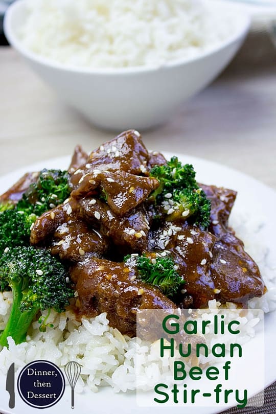 Garlic Hunan Beef -