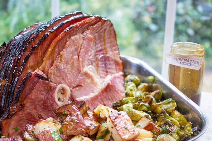 Campfire Sugar Ham with Dijon Roasted Potatoes adds a perfectly sweet and savory dimension to your Easter dinner.