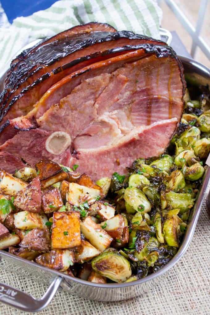 Campfire-Sugar-Ham-with-Dijon-Roasted-Potatoes