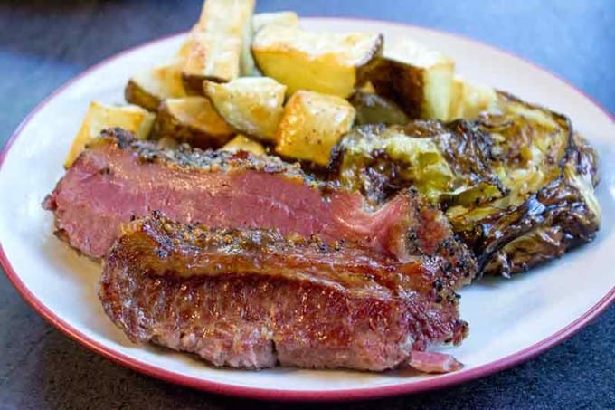 Crispy Slow Cooker Corned Beef with a crispy crust. No soggy Corned Beef, even from a slow cooker!