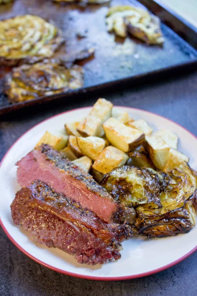 Crispy Slow Cooker Corned Beef with a crispy crust. No soggy Corned Beef, even from a slow cooker!