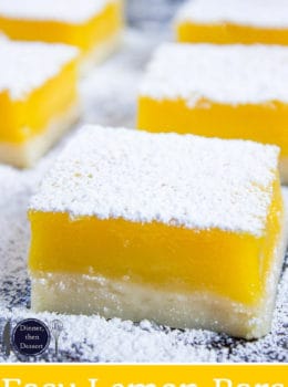 Easy Lemon Bars (5 Ingredients!) - Dinner, Then Dessert