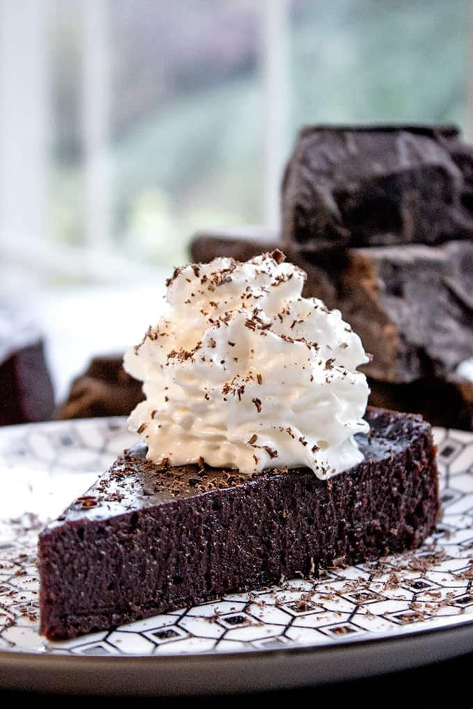 Flourless Chocolate Cake (4 ingredients!) - Dinner, then Dessert