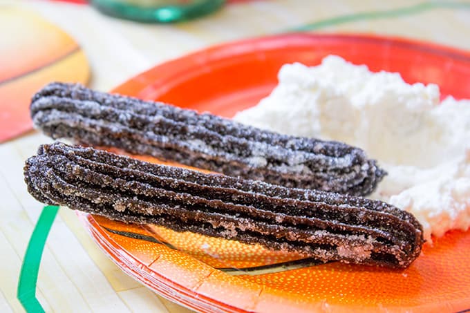 Oreo Churros are crispy, tender, perfectly chocolate-y and perfectly paired with Oreo filling whipped cream dip for dunking. The viral recipe made easy.