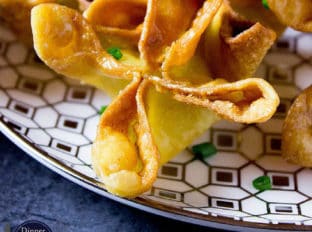 Panda Express Cream Cheese Rangoon made with a creamy center and crispy exterior, these are the perfect appetizer for your next Chinese takeout meal. You can make ahead and freeze for later too.