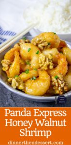 Panda Express Honey Walnut Shrimp - Dinner, then Dessert