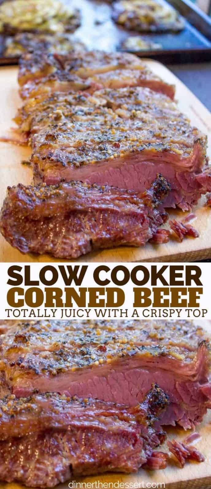 Crispy Slow Cooker Corned Beef