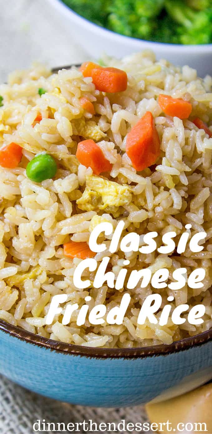 EASY Chinese Fried Rice (Just 10 minutes!) Dinner, then Dessert