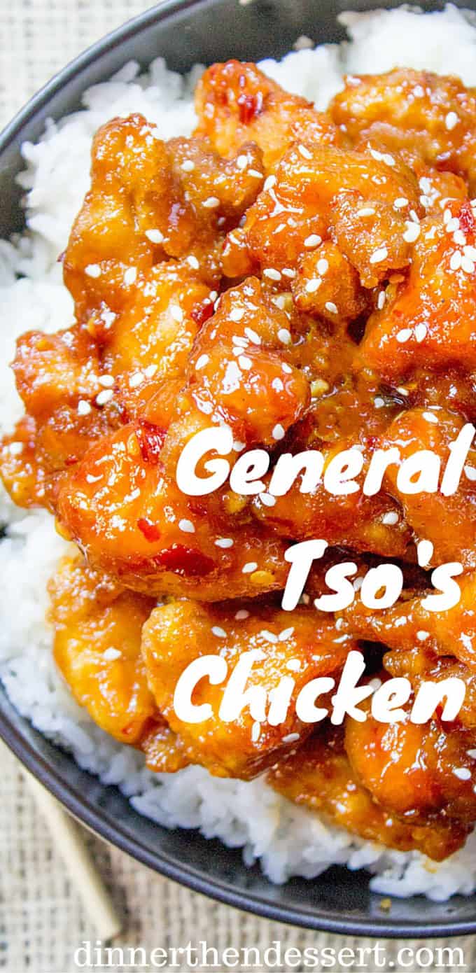 Easy General Tso's Chicken Recipe [+VIDEO] - Dinner Then Dessert