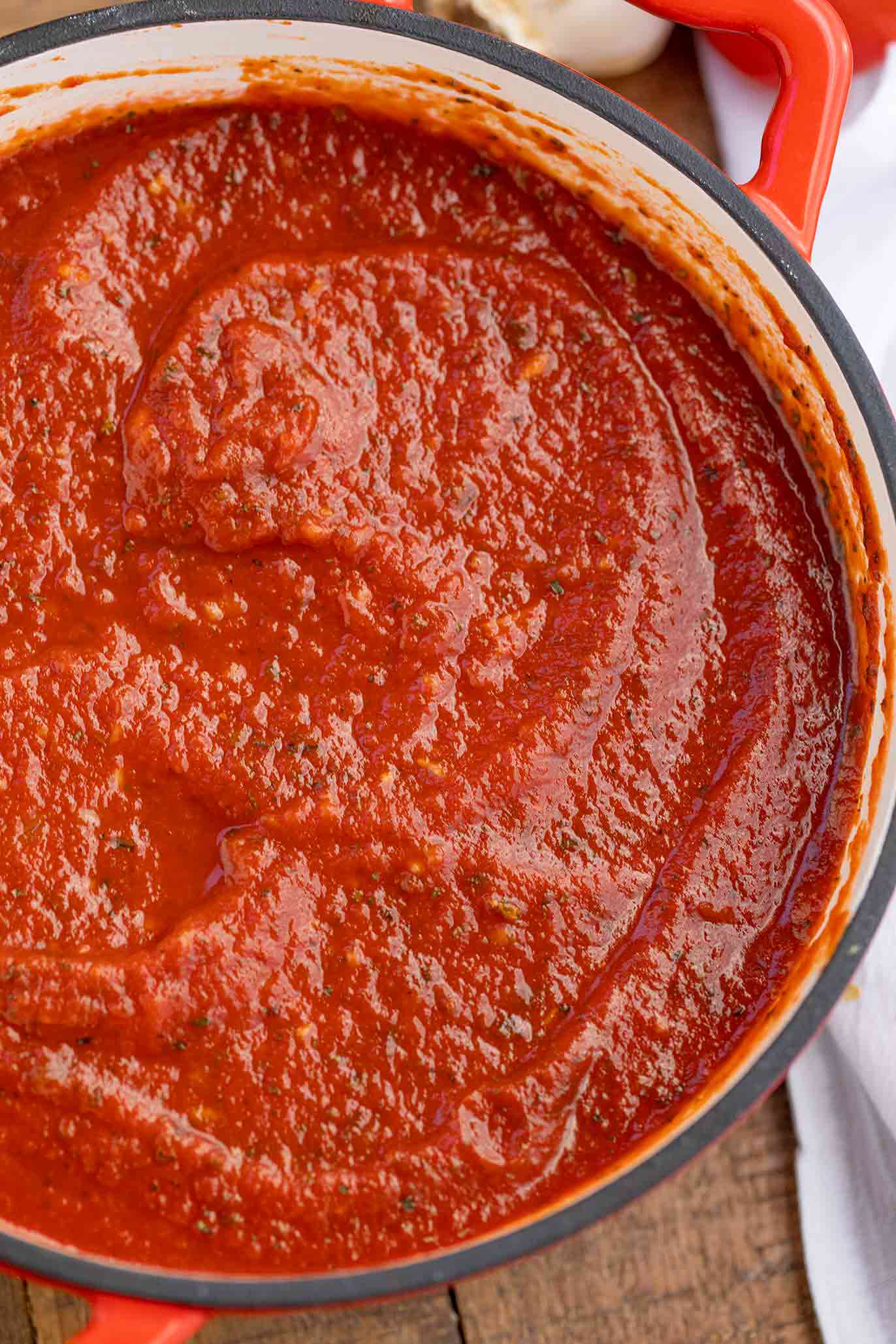 Easy Marinara Sauce {BEST Base Recipe!} [+VIDEO] - Dinner, then Dessert