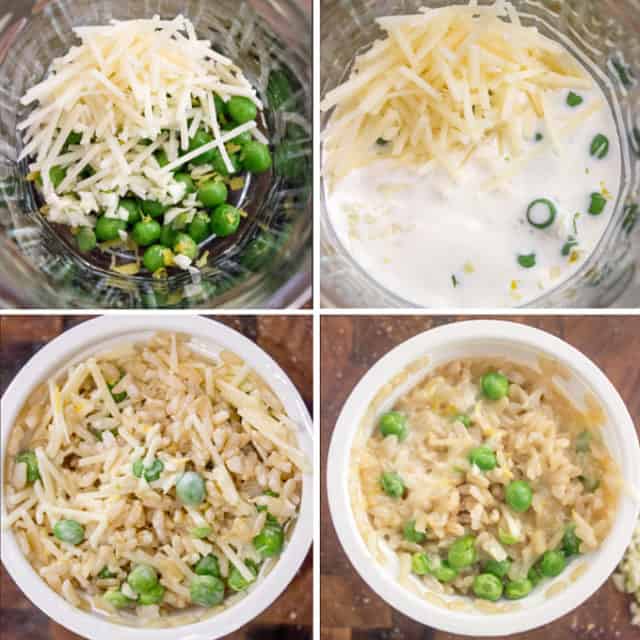 Brown Rice Risotto (One Minute Lunch!) Dinner, then Dessert