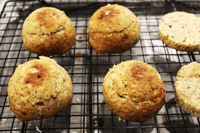 Banana cake rounds