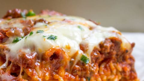Baked Million Dollar Spaghetti Dinner Then Dessert