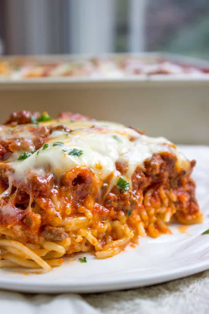 Baked Million Dollar Spaghetti Recipe [VIDEO] - Dinner, then Dessert