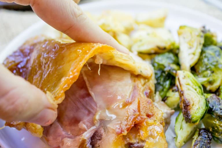 Crispy Slow Cooker Turkey Dinner, then Dessert