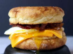 Egg, Bacon and Cheese McMuffin made to serve a crowd with little effort with some easy prep tricks, you won't miss the fast food version for even a second!