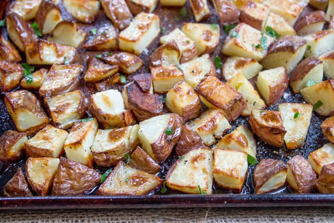 Roasted Red Potatoes - Dinner at the Zoo