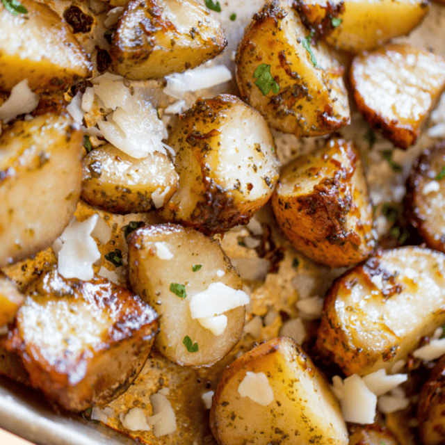 Close up of vegetable out of the oven