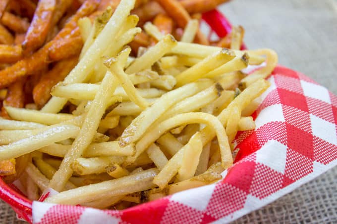 Shoestring French Fries - Dinner, then Dessert