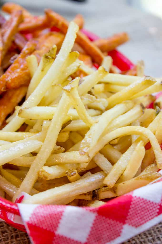 Making Shoestring Sweet Potatoes, 11 Steps -- Step 7