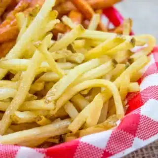 French fries in basket