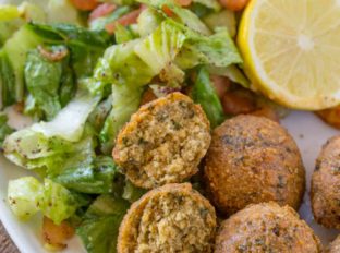 falafel ingredients make this falafel recipe vegan