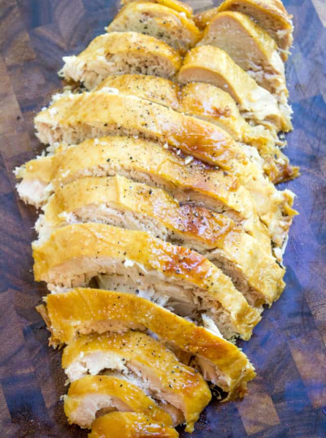 Crispy Slow Cooker Turkey Dinner, then Dessert