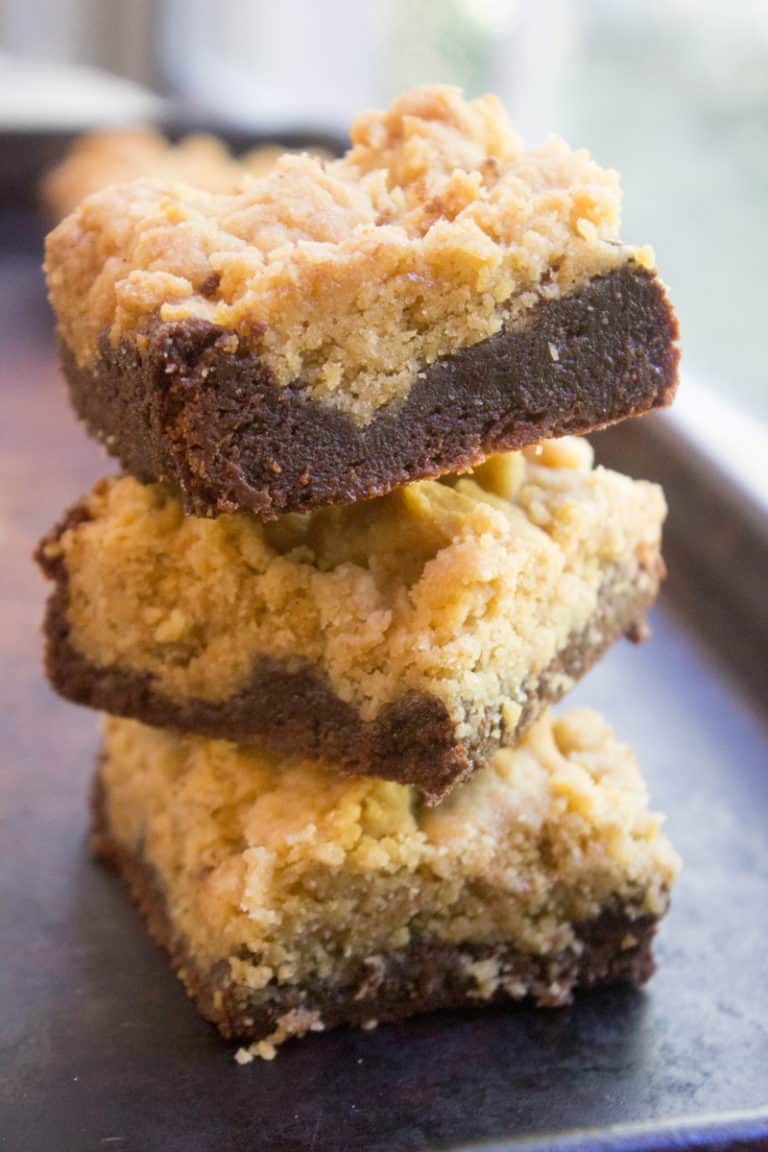 Peanut Butter Chocolate Brookies Recipe [VIDEO] - Dinner, then Dessert