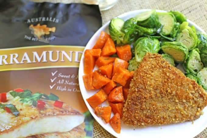 bag of fish and plated dinner