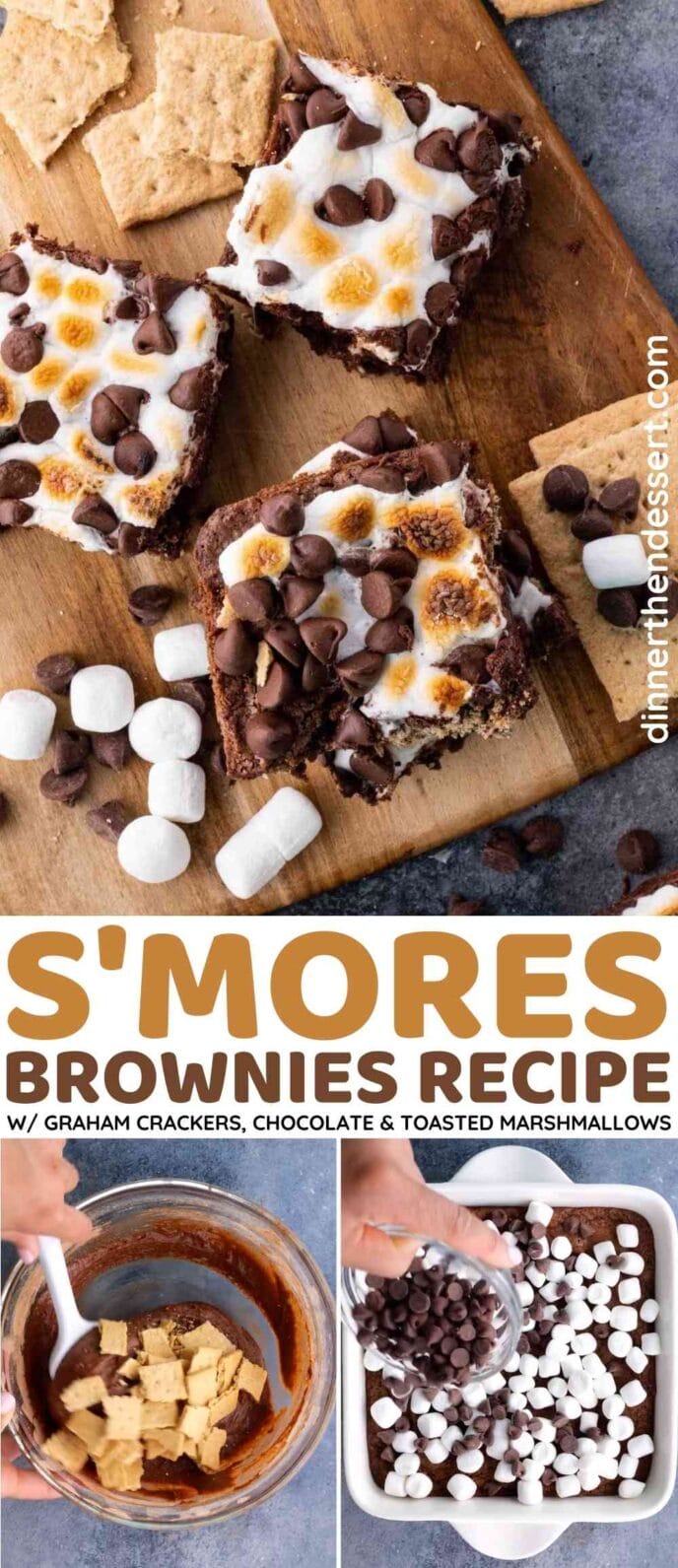 S'mores Brownies Collage