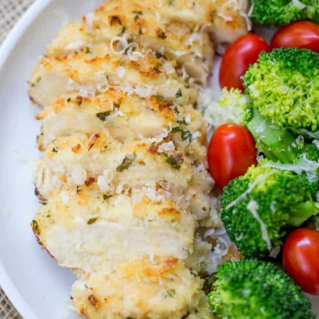 baked lemon chicken with parmesan is healthier