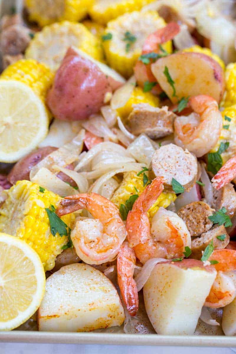 Easy Shrimp Boil Recipe {Seafood Boil} - Dinner, then Dessert