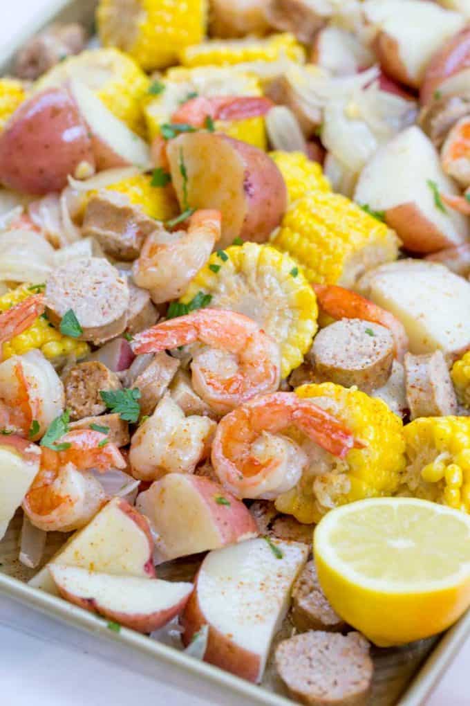 Easy Shrimp Boil Recipe {Seafood Boil} - Dinner, then Dessert