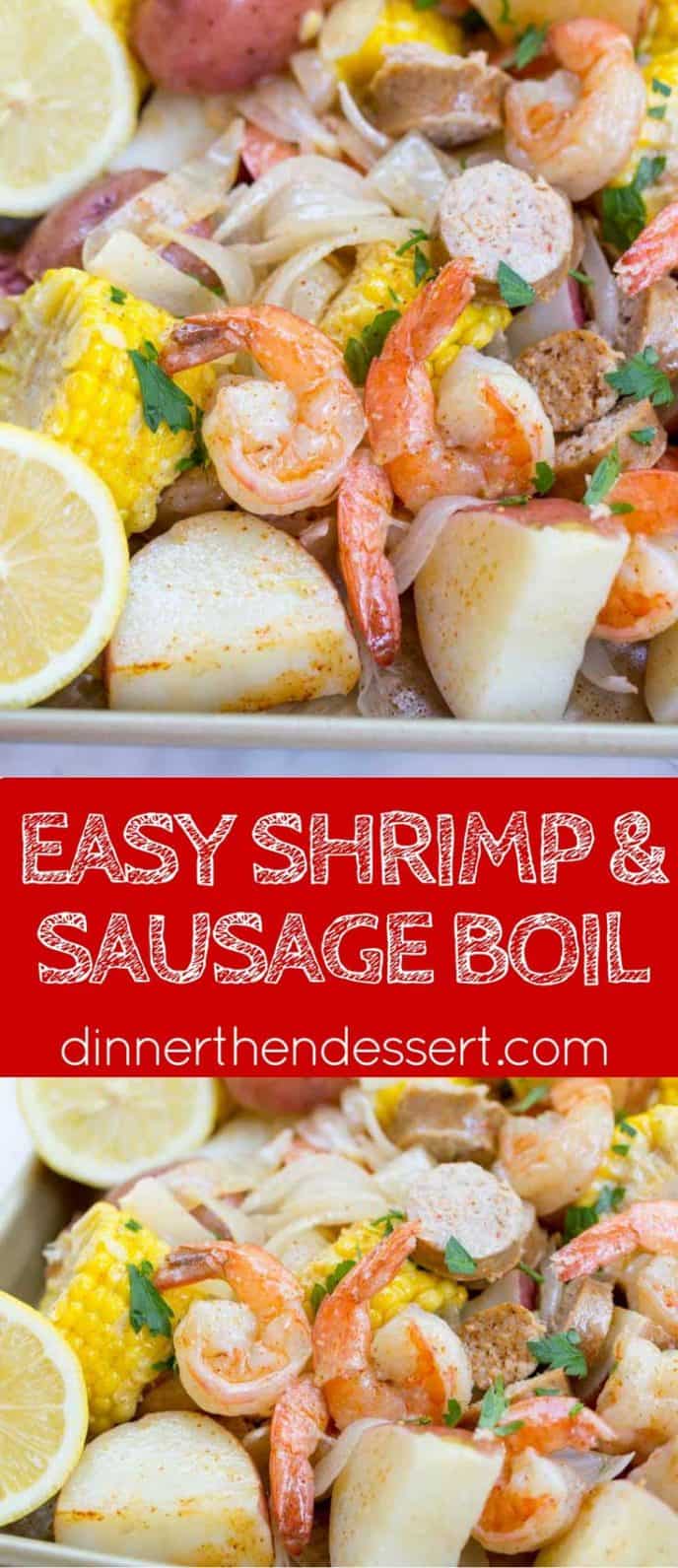 Easy Shrimp Boil Recipe {Seafood Boil} - Dinner, then Dessert