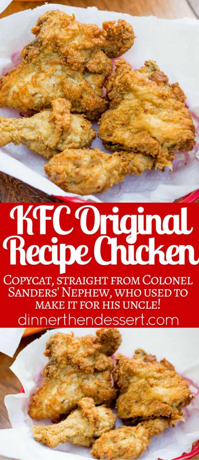 KFC Original Recipe Chicken (Copycat) - Dinner, then Dessert