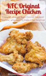 KFC Original Recipe Chicken (Copycat) - Dinner, then Dessert