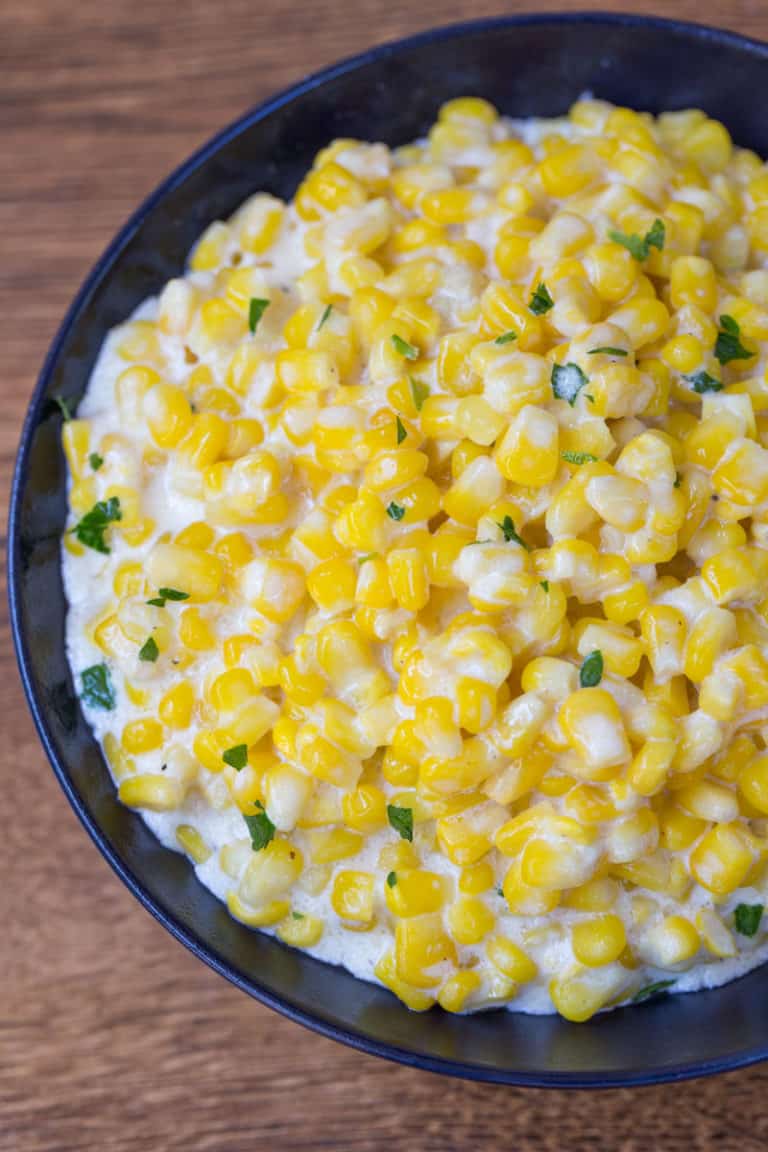 Creamed Corn {Easy Crock Pot Recipe!} - Dinner then Dessert