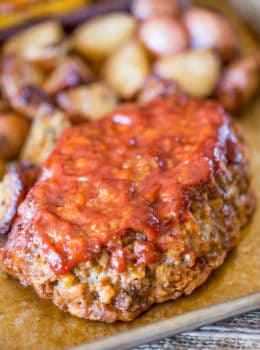 Glazed Brown Sugar Meatloaf - Dinner, Then Dessert