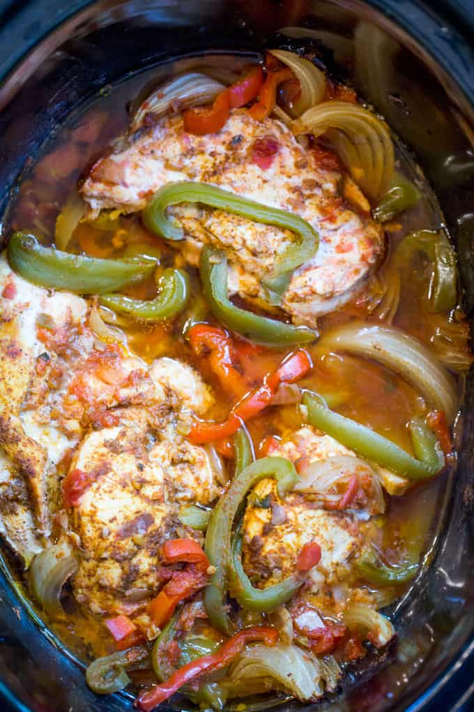 Slow Cooker Chicken Fajitas {So Versatile!} | Dinner, Then Dessert